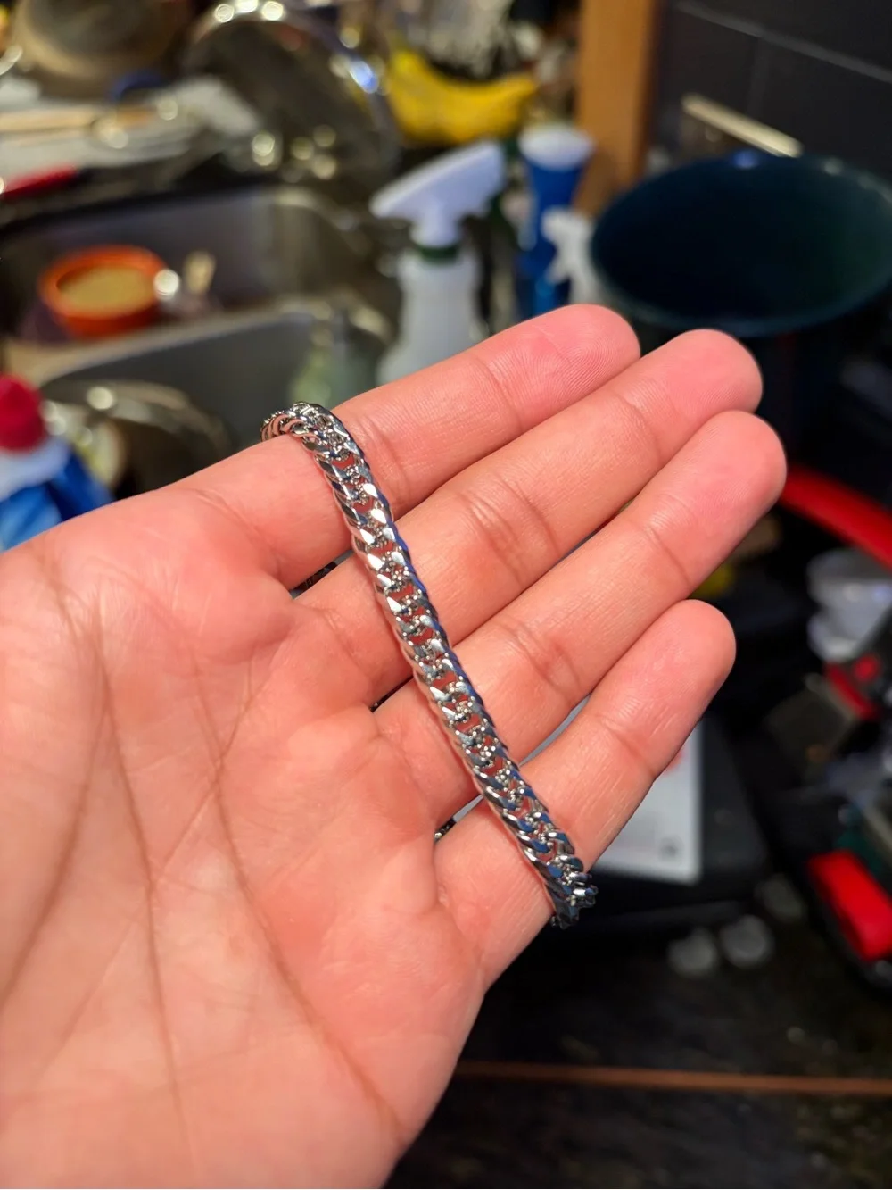 Silver Cuban Link Bracelet — 6mm
